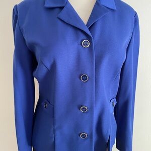 Sag Harbor Blue Blazer Tailored Suit Jacket